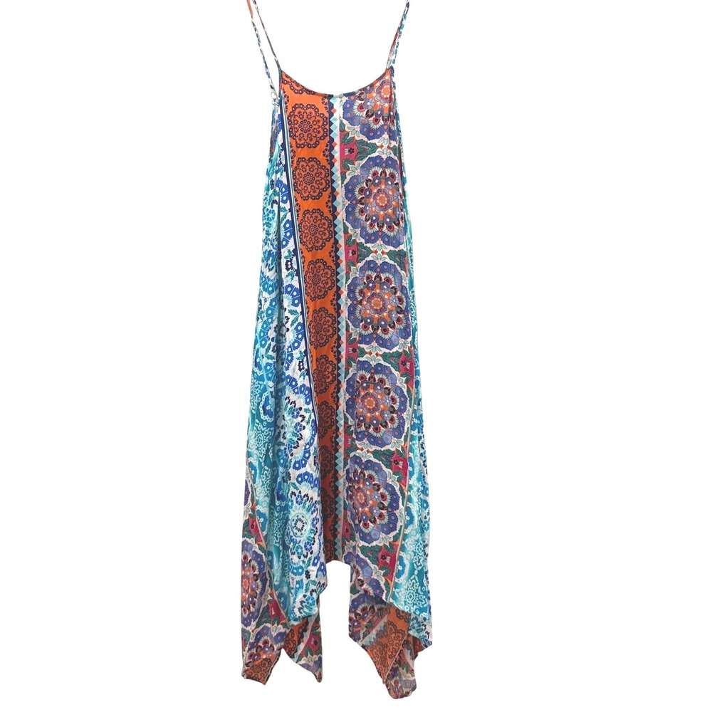 La Blanca Swim Cover Up Dress S/M Handkerchief Boho beach versatile comfort